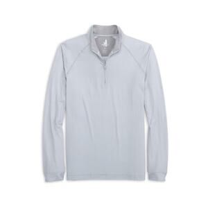 Johnnie O Gainey Quarter Zip Shirt Mens 2XL Seal Gray Wild horse Club Embroider